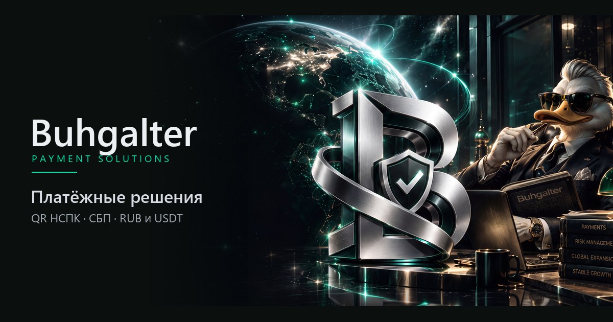 Платёжная система для сайта buhgalter.app: оплата по СБП, QR НСПК и USDT
